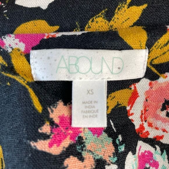 Abound Single Button Quarter Sleeve Floral Dress Jacket Size XS EUC - Picture 6 of 7